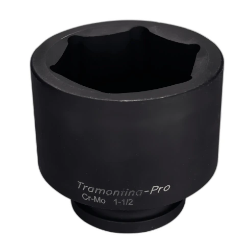 Soquete de Impacto Sextavado 1.1/2'' 120mm Aço Cromo Molibdênio Hyper Drive Tramontina PRO