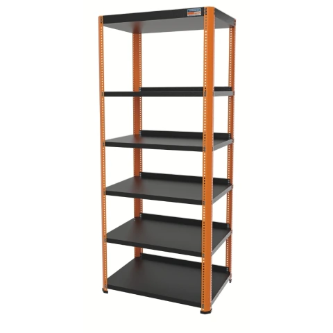 Estante Metálica 6 Prateleiras 400 kg 60 kg 1 2 mm Aço Pintura Eletrostática Tramontina PRO