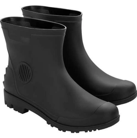 Bota (Ab) Pvc 35/36 Preta C3/4 Sf Vonder