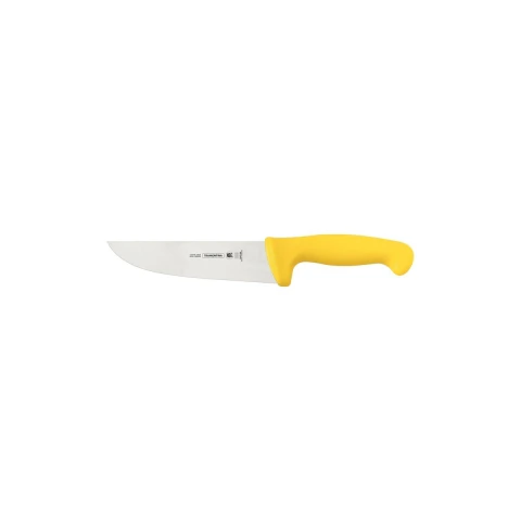 Faca Para Carne Tramontina Profissional Master 15cm 6 Polegadas Aço Inox Cabo Amarelo Antimicrobiana