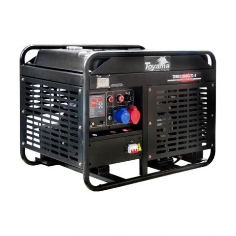 Gerador Diesel Toyama TDWG12000E3N 12.5kVA 380V Trifásico 19,4HP com Radiador e AVR