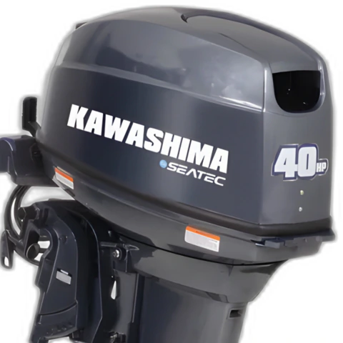 Motor de Popa 40Hp 2T Seatec Pardida Elétrica Kawashima