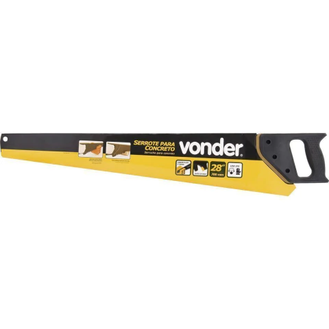 Serrote para alvenaria 28" 2d cabo plástico - Vonder Plus