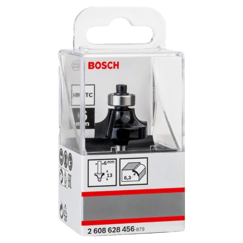 Fresa De Bolear Bosch Standard 6mm 6,3X25,4X13,1mm G54mm