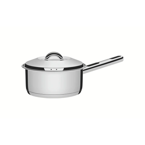 Panela Tramontina Solar Fundo Triplo Aço Inox 20 cm 2,9 L Compatível Indução Forno 260°C