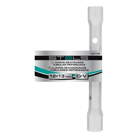Chave Sextavada Tubular 12-13mm Cromo Vanádio Stels