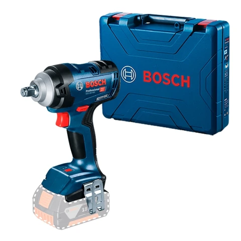 Chave De Impacto Bosch Gds 18V-400 18V Em Maleta Sem Bateria
