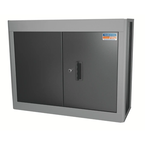 Painel Para Ferramentas Superior 2 Portas 150 Kg 0.9 mm 100° Aço Conformado Cinza Tramontina PRO