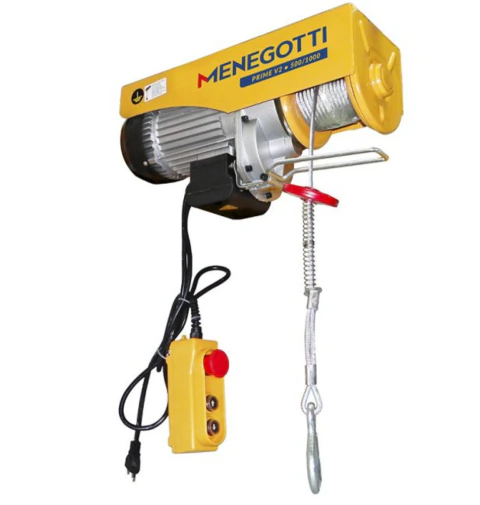 Guincho Coluna Prime 500/1000KG V2 12/6M Mono 220V Menegotti