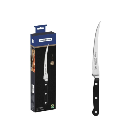 Faca Para Tomate Tramontina Century Aço Inox 5 Polegadas Fio Microsserrilhado Cabo Policarbonato
