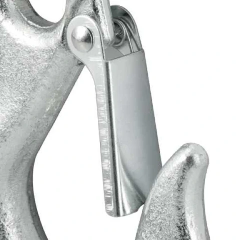 Gancho De Aço Olhal Fixo 1/2'' 3,0 Ton Com Trava Nove54