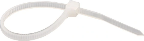 Abraçadeira de nylon 140x3,6mm branca com 100 peças Vonder