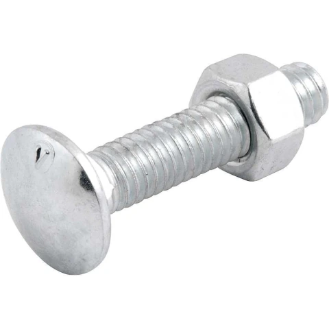 Parafuso Francês 5/16X1.1/2 UNC 18 Fios Aço Carbono Zincado Nove54