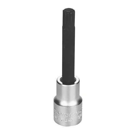 Soquete 1/2'' Multidentado 10mm Aço Cromo Vanádio Tramontina PRO Ponta S2