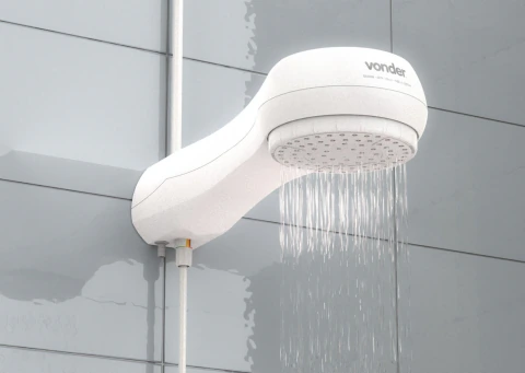Chuveiro Elet. 5500W/127V Branco Vonder