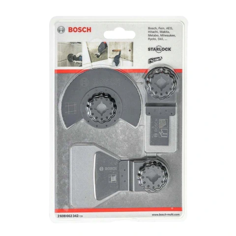 Jogo De Acessórios P/Multicortadora Standard Bosch 3 Peças