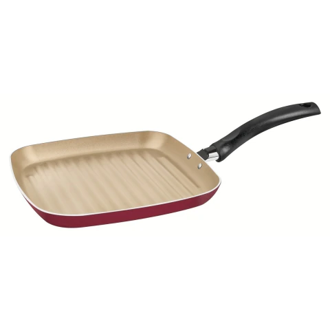 Bistequeira Tramontina Turim 24 cm 1 L Alumínio Antiaderente Starflon Max Vermelha 2.3 mm