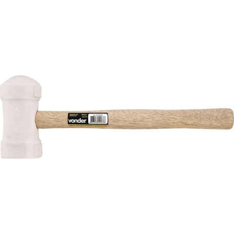 Martelo borracha 40mm branco Vonder