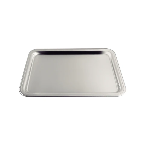 Bandeja Retangular Tramontina Buena Em Aço Inox 49x33 Cm Para Servir E Decorar