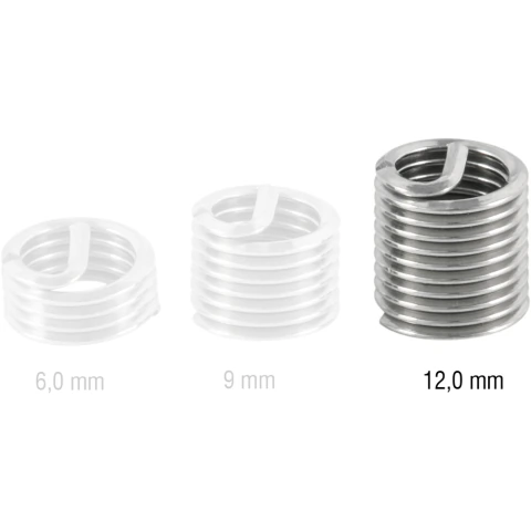 Inserto Roscado M6 x 12 mm com 10 peças Vonder