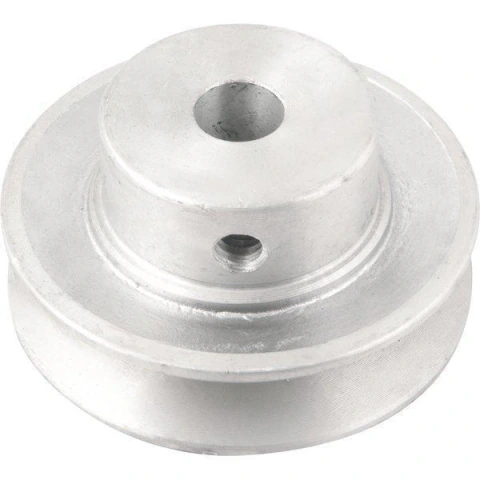 Polia Alumínio 1 Canal Perfil A 70mm com Furo 1/2" - Vonder