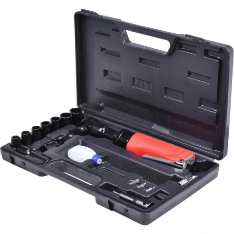 Chave Catraca Pneumática 1/2'' 17 Peças Worker Kit Completo