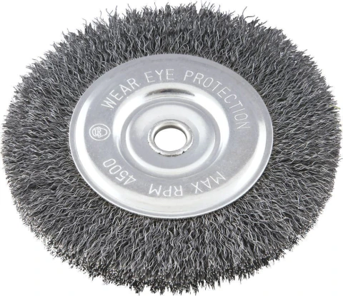 Escova Circular Ondulada 6x1/2 Furo 1/2 Polido Vonder
