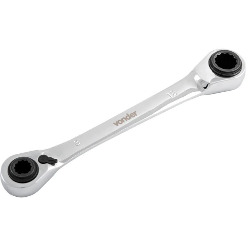 Chave Estrela com Catraca Reversível 8x10mm/12x13mm Vonder