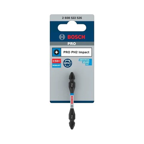 Bit Bosch Pro Phillips Impact Duplo Ph2-Ph2 65mm 1Un