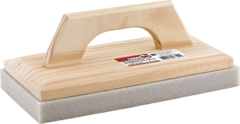 Desempenadeira madeira 14,0x27cm com espuma Nove54