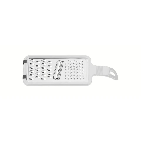 Ralador Universal Tramontina Utilità Aço Inox 3 Cortes Cabo ABS Branco Suporte Antiderrapante