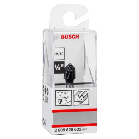 Fresa De Ranhurar Bosch V 1/4'' 9,5X12,4mm G45mm 90°
