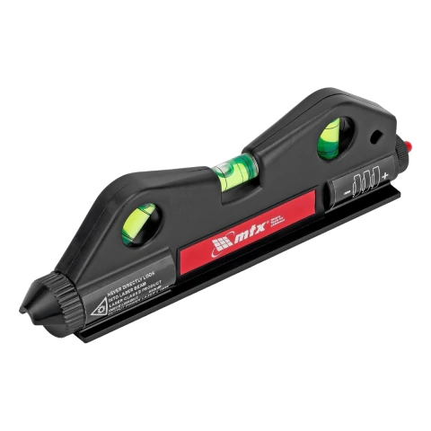 Nível Laser 3 Bolhas 170mm 150mm Tripé ±1mm/m 650nm MTX 350209 Doméstico