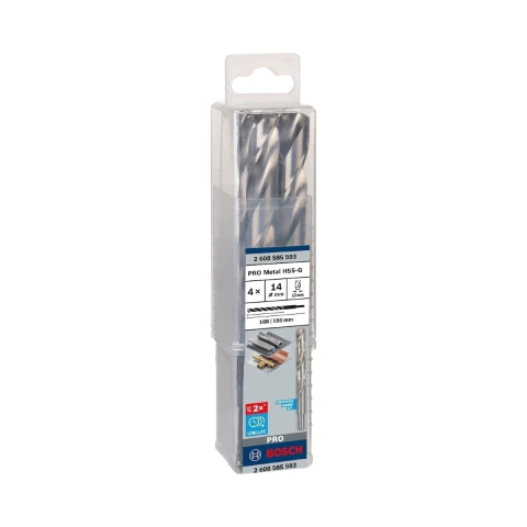 Broca P/Metal Bosch Pro Metal Hss-G 14mm (Encaixe 13mm) 4Un