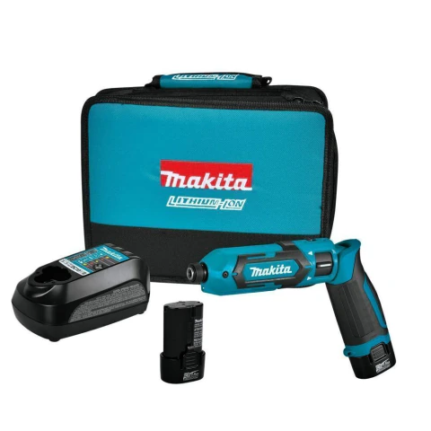 Parafusadeira de Impacto à Bateria 7.2V com Bateria Carregador Bit e Bolsa TD022DSE Makita