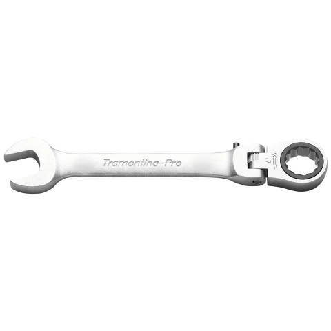 Chave Combinada Catraca Flexível 15mm Aço Cromo Vanádio 72 Dentes Tramontina PRO