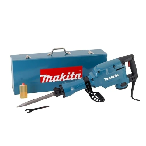 Martelo Demolidor 1510W 28,8J Com Chave Punho Óleo Ponteiro 30mm Hex HM1306 110V Makita