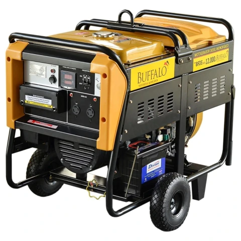 Motogerador BFDE 15kVA Trifásico 380V Silencioso Painel ATS sem Bateria Buffalo