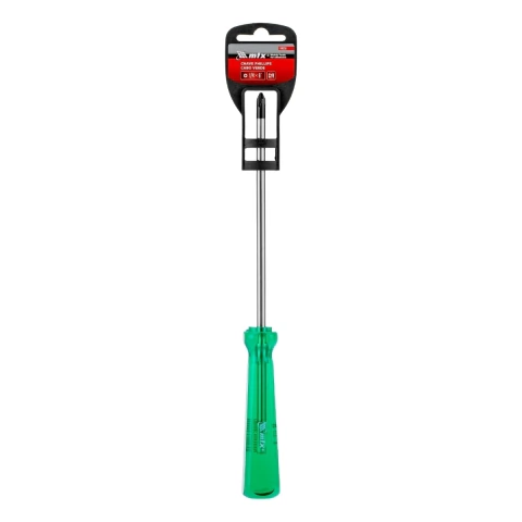 Chave Phillips Ph2 150 mm 1/4 Aço CrV Cabo Verde Mtx + 10 Brocas Hex