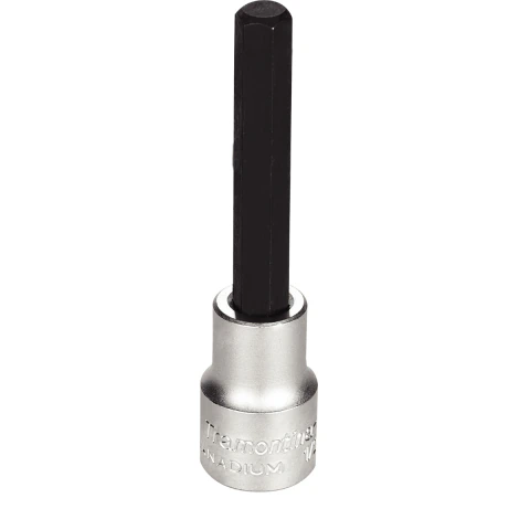 Soquete Hexagonal 3/8'' 1/2'' Aço Cromo Vanádio Cromado DIN 7422 Durável Tramontina PRO