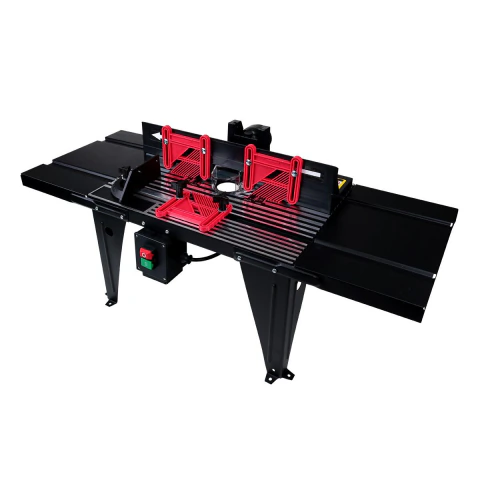 Mesa Para Tupia Manual 22mm 220V Bancada Alumínio Extensões Laterais Worker