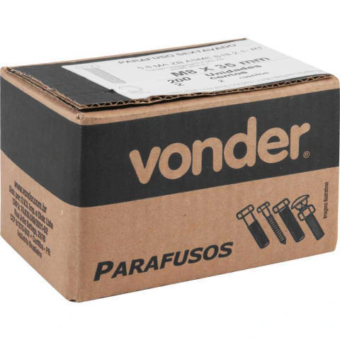 Parafuso Sextavado 8 X 35 Ma Zb (Rt) Nove54 Aço 5.8 Zincado Din 933