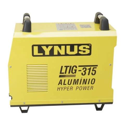 Máquina Inversora de Solda TIG AC/DC 315HP Bivolt para Alumínio Com Garra Negativa LTIG 315A Lynus