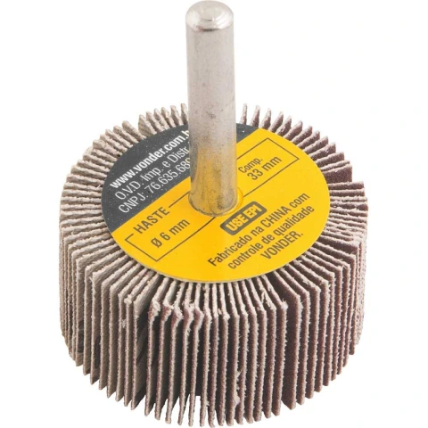 Roda de Lixa 40mmX20mm c/ Haste G220 Vonder