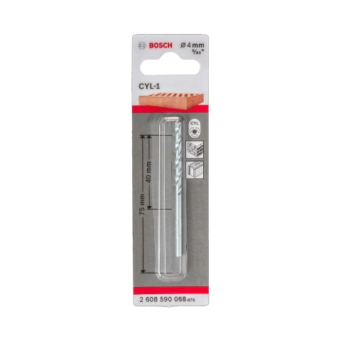Broca Para Concreto Bosch Cyl-1 Ø4X40X75mm