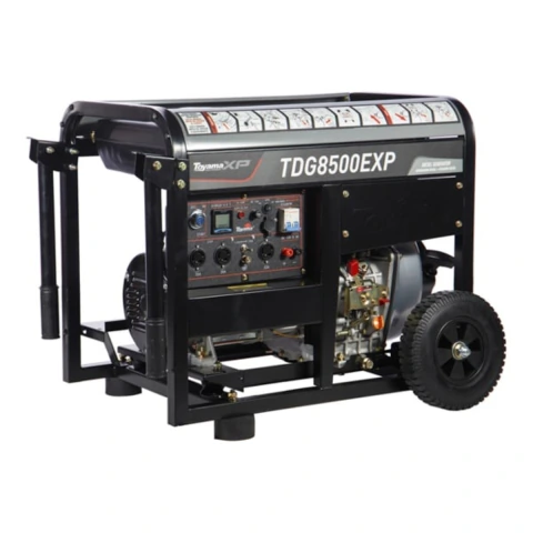 Gerador a Diesel Toyama TDG8500EXP 6500W 7.0kW Bivolt 115/230V 11.5L TDE140EXP