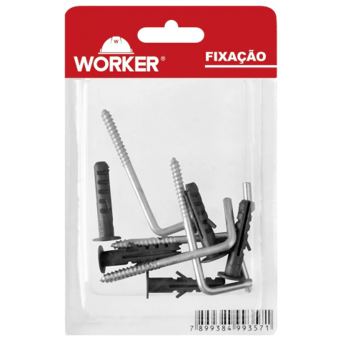 Escápula Bucha 06Aba 05Cj 021 421324 Fixação Segura Aço Zincado Worker