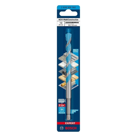 Broca Bosch Expert Hex-9 Multiconstruction Ø10X90X150mm