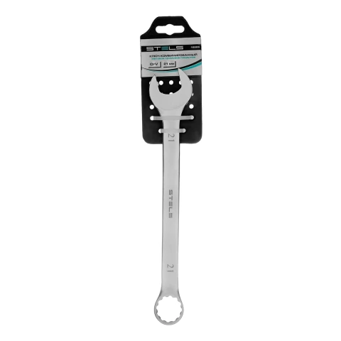 Chave Combinada 21mm Stels 1461655 Cromo Vanádio 38-55 HRC