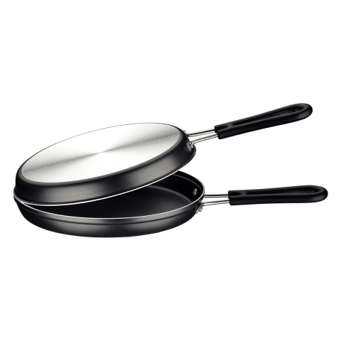 Omeleteira Tramontina Loreto 24 cm Alumínio Antiaderente Starflon Max Grafite
